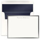 Personalized Metallic Bordered Flat Note Cards - Raised Ink Image 5 of 5